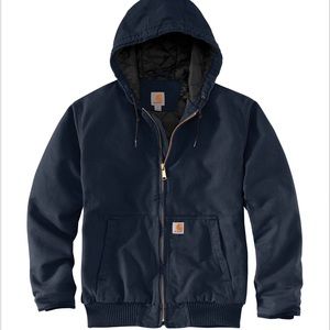 Carharrt | Loose Fit Firm Duck Insulated Flannel-Lined Active Jacket | Size M